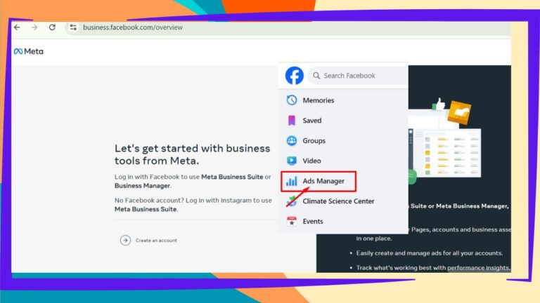 facebook ads manager