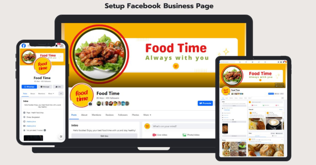 facebook business page